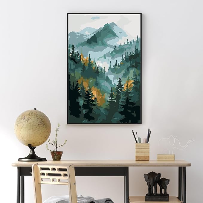 Yezavesu Framed Paint by Numbers Kit - Image 2