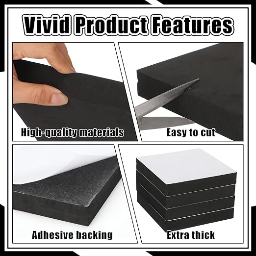 4 Pcs 1" Thick Foam Padding Sheet - Image 3