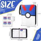Card Binder 4 Pocket, Trading Card Holder Fits 400 Cards - Image 2