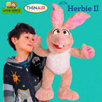 Living Puppets - Herbie The 24-Inch Big Rabbit, Plush Hand Puppet - Image 3