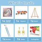 hkejoi Woman Paint by Numbers Kit - Image 5