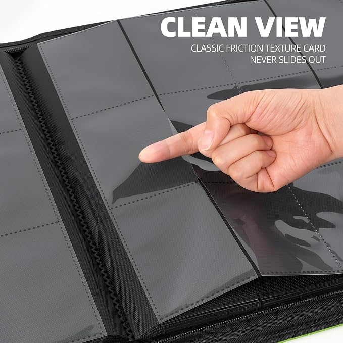 Card Binder 12 Pocket, Premium 720 Double Sided Pocket Collection Binder - Image 6