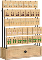 ORLESS 5-Tier Jewelry Display for Vendors, Earring Holder Organizer by TJMOREE
