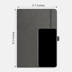 RETTACY Lined Journal Notebook, 192 Numbered Pages, A5 Size | Leather Hardcover - Image 9