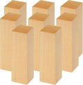 Acrux7 8 Pack 8 x 2 x 2 Inch Basswood Carving Blocks, Natural Unfinished Bass by WelcometoAcrux7