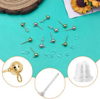 120Pcs Hypoallergenic Ball Studs - Image 7