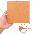 80 PCS Self Adhesive Cork Squares, 5.91 x 5.91 Inch Backing Cork Tiles and Cork - Image 2