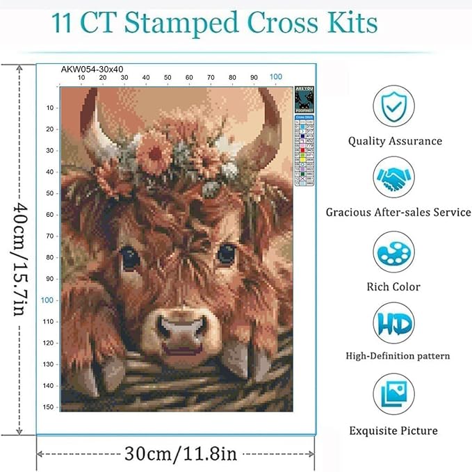 niurenmaoyi Stamped Cross Stitch Kits - Image 2
