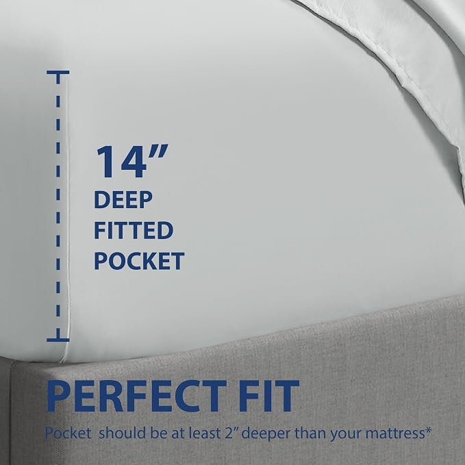 Cathay Home Queen Fitted Sheet - Image 3