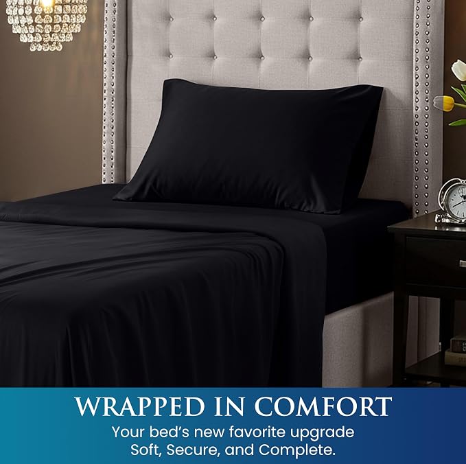 Utopia Bedding Twin Size 3 Piece Sheet Set - Image 4