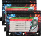 Dragon Phoenix Pencil Pouch for 3 Ring Binder, 2 Pack Waterproof Pencil Bags - Image 2