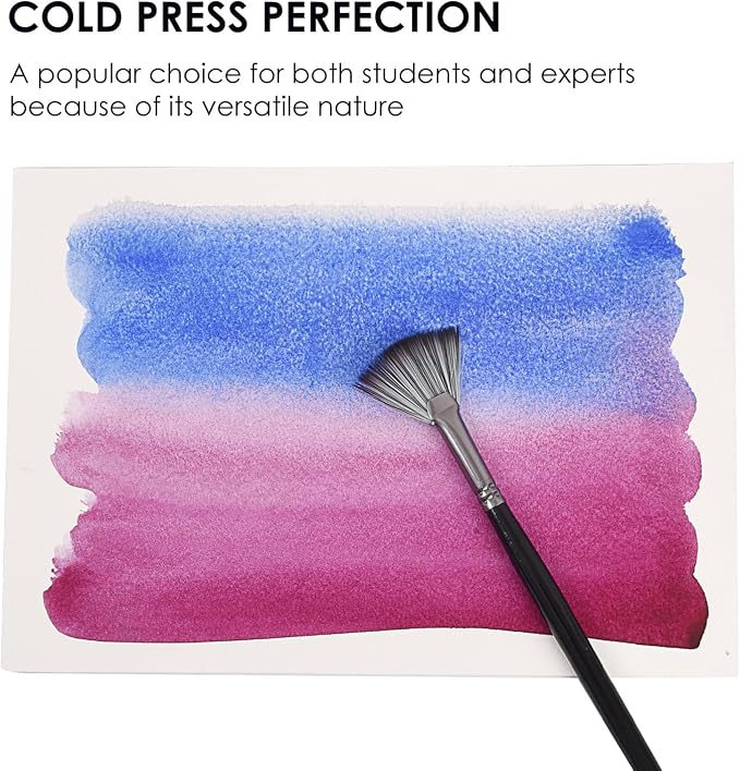 Fingraspuro 9x12 Watercolor Pad, 100% Cotton, Cold Press, 30 Sheets | 140 - Image 5