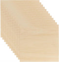 12 Pack Basswood Sheets 1/8 x 12 x 12 Inch Plywood Board, Thin Natural by MIVIDE