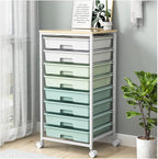 Rolling Storage Utility Cart Organizers by SYKIARIOL
