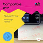 PPD 10 Sheets 8.5x11" Iron-on Heat Transfer Vinyl Paper Light Fabrics | Premium - Image 5