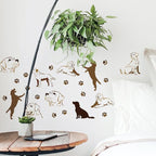 INFUNLY 3pcs Labrador Dog Wall Stencils - Image 5