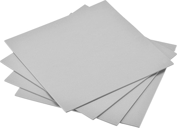 uxcell Grey EVA Foam Sheets 10 x 10 Inch 3mm Thickness by uxcell