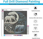 Eiazuiks Diamond Painting Kits for Adults, Elephant 5D DIY Diamond Art Kits - Image 4