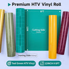 TECKWRAP Heat Transfer Vinyl for T-Shirts, 50+ Washes, REACH Certified & Dryer - Image 2