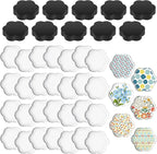 72 Pieces Round Craft Magnets Glass Ceramic Ferrite Magnet by Weewooday