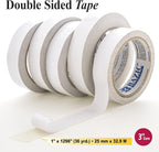 BAZIC PRODUCTS Double Sided Tape, 1 in x 36 Yd, 24-Box | adhesive on both sides - Image 2