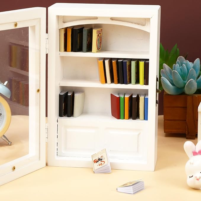 Mini Fairy Books 24pcs 1:12 Scale Miniature Books Dollhouse Books | Includes 24 - Image 5