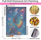 Mew Galaxy Butterfly with Flowers Diamond Painting Kits - Image 4