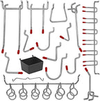 114 pcs Pegboard Hooks Assortment - Image 5