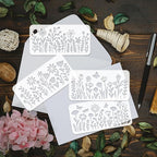 INFUNLY 15Pcs Wildflowers Wall Stencil - Image 7