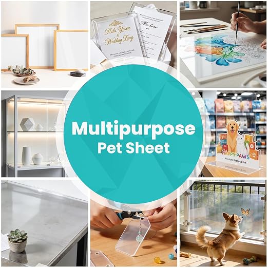 8"x10", Flexible PET Plexiglass Sheets | Transparent, shatter-resistant - Image 7