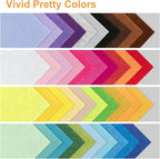 8 x 12 Inches Felt Sheets for Crafts, 1mm Thick, Stiff Paper for DIY Sewing - Image 5