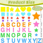 2976Pcs Foam Stickers, 8Colors Foam Shape Letter Stickers - Image 2