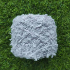 50gGrey Soft Plush Wool Acrylic Fancy Loop Yarn by Namzi