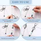 Tondiamo 24 Pcs Beadable Keychain Bars Bulk Beads - Image 3