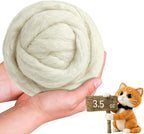 Wool Roving-3.5oz Needle Felting Wool, Soft Multi-Color Wool Fiber, Perfect by VKEDA