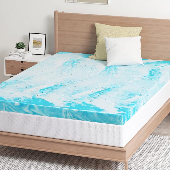 EGO Topper 3 Inch Queen Memory Foam Mattress Topper, Gel Foam Mattress Topper - Image 7
