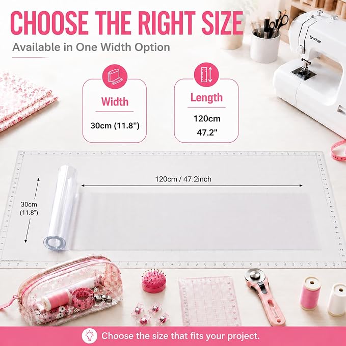 Clear Vinyl Fabric 0.5mm Heavy Duty PVC Sheet, Waterproof Sewing Material | - Image 7