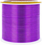 Mandala Crafts 18 Gauge Purple Anodized Aluminum Craft Wire, 100 FT | Colored - Image 2