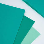 Whaline 18Pcs Felt Fabric Sheets Soft Thick Assorted Turquoise Craft Felt Pack - Image 4