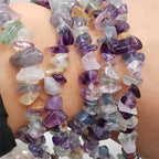 200pcs Natural Chip Stone Beads Gemstone Healing Crystal Loose Rocks Bead | - Image 2