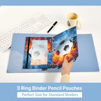 Custom Soccer Ball Football Pencil Pouch - Image 4