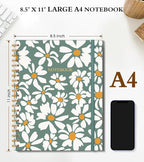 Spiral Notebook Journal 8.5” x 11”, A4 Large Notebooks - Image 2