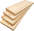 4PCS Rectangle Wood Boards Unfinished Wood Blocks by Anktily