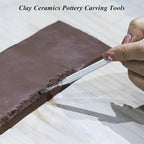 3 PCS Clay Needle Tools Sculpting Ceramics Pottery Carving Tools - Image 6