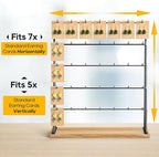 ORLESS Jewelry Display for Vendors, Earring Display Stand for Selling, Necklace - Image 3