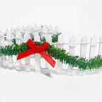 35 Inches Mini Fairy Garden Fence DIY Christmas Small Wood Decorative Picket - Image 4