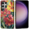 Case for Samsung Galaxy S25 Ultra Case, Vintage Floral Girly Design Hybrid Dual by Kapadiy