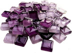 100 Pieces Bulk Mosaic Tiles Assorted Color Opaque Mosaic Glass Crafts Supplies by Ricytnig