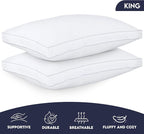 Utopia Bedding Bed Pillows for Sleeping King Size, Soft & Fluffy Pillow - Image 4