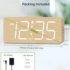 DreamSky Wooden Digital Alarm Clock - Image 7